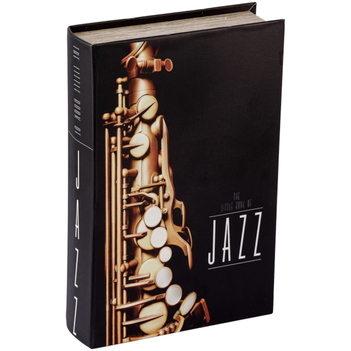 Kit Caixa Livro Decorativa Jazz - 2 Peças - Madel Home