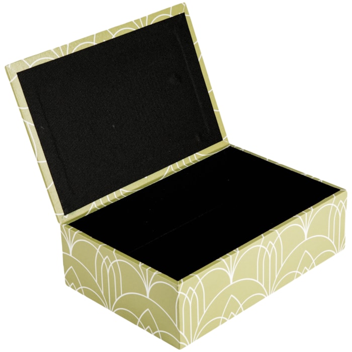 Kit Caixas Decorativas de Mdf Revestimento em Canvas Estampado - 3 Peças - Madel Home
