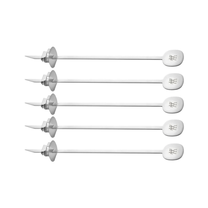 Kit Churrasco Espeto BBQ Inox Zwilling - 5 Peças - Madel Home
