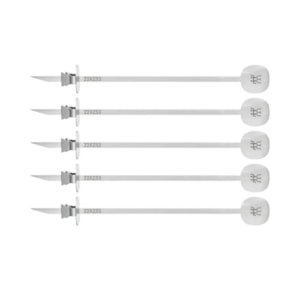 Kit Churrasco Espeto BBQ Inox Zwilling - 5 Peças