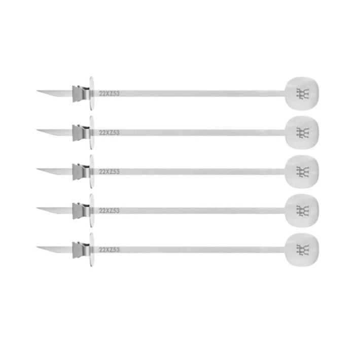 Kit Churrasco Espeto BBQ Inox Zwilling - 5 Peças - Madel Home