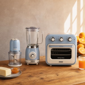 Kit Cozinha Funcional Vintage Azul Ariete - 127V