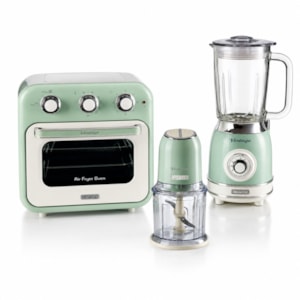 Kit Cozinha Funcional Vintage Verde Ariete - 127V