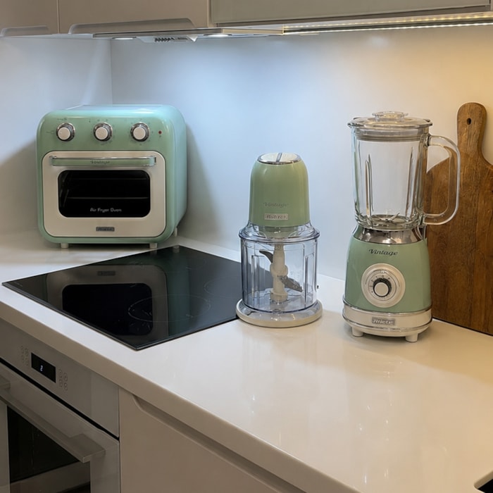 Kit Cozinha Funcional Vintage Verde Ariete - 127V - Madel Home