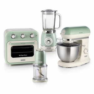 Kit Cozinha Versátil Vintage Verde Ariete - 127V