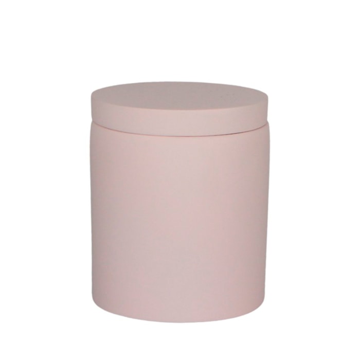 Kit de Higiene para Bebê Abstrato em Resina Rosa Nude - 4 Peças - Madel Home