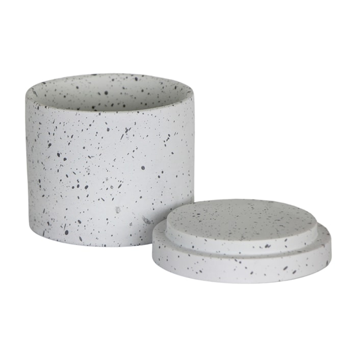 Kit de Higiene Resina Granilite Cinza - 4 Peças - Madel Home