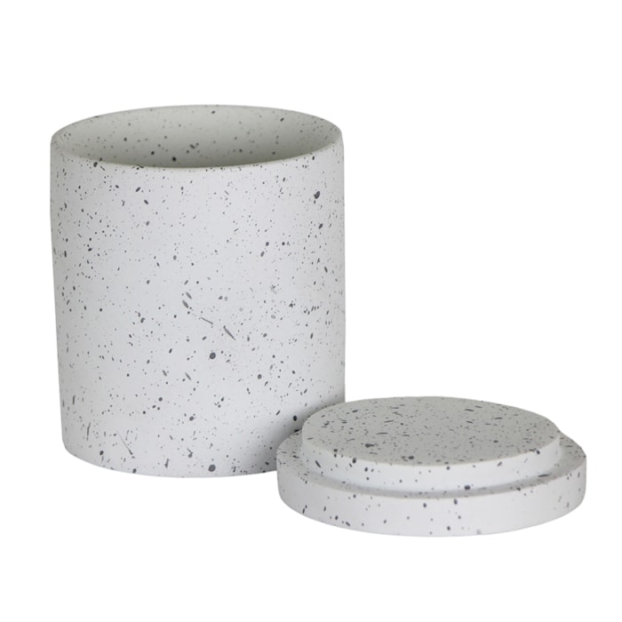 Kit de Higiene Resina Granilite Cinza - 4 Peças - Madel Home
