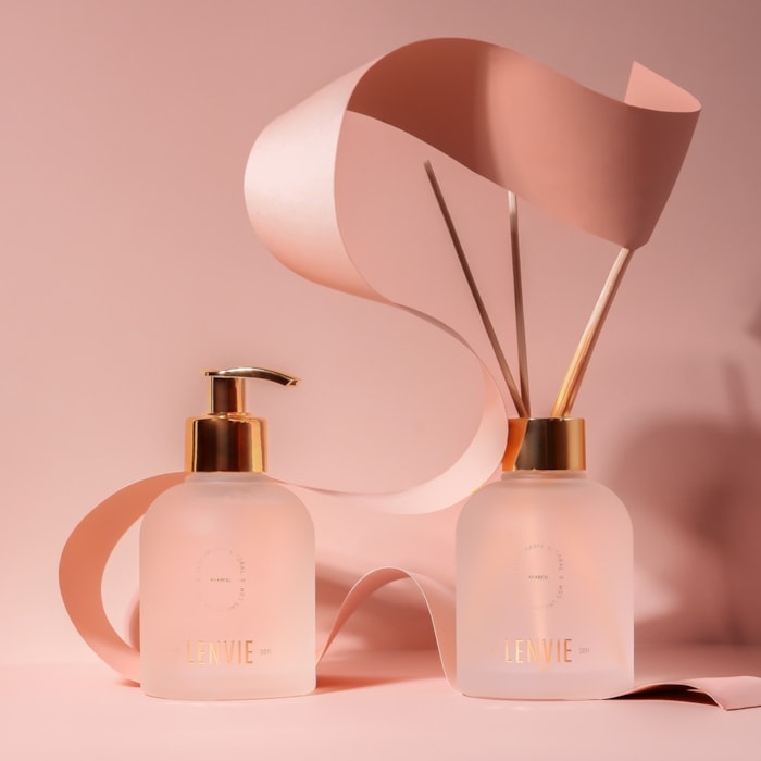 Kit Difusor de Perfume e Sabonete Líquido Magnólia Pacífica Lenvie 150ml - Madel Home