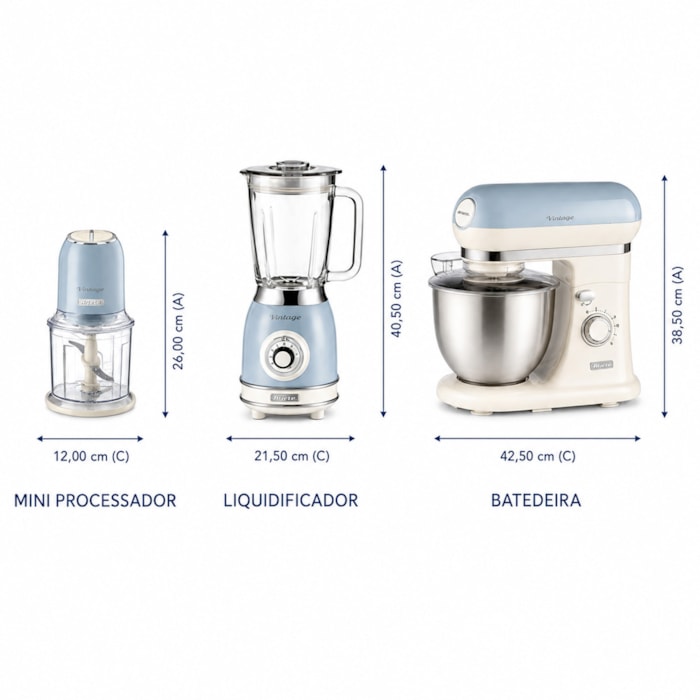 Kit Mestre da Confeitaria Verde Ariete - 127V - Madel Home