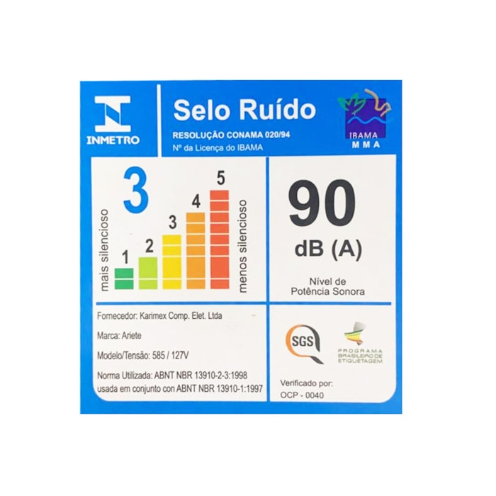 Liquidificador Moderna 1000W 1,5L 4 Lâminas Vermelho Ariete - 127V - Madel Home