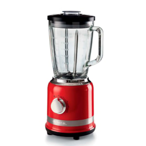 Liquidificador Moderna 1000W 1,5L 4 Lâminas Vermelho Ariete - 220V