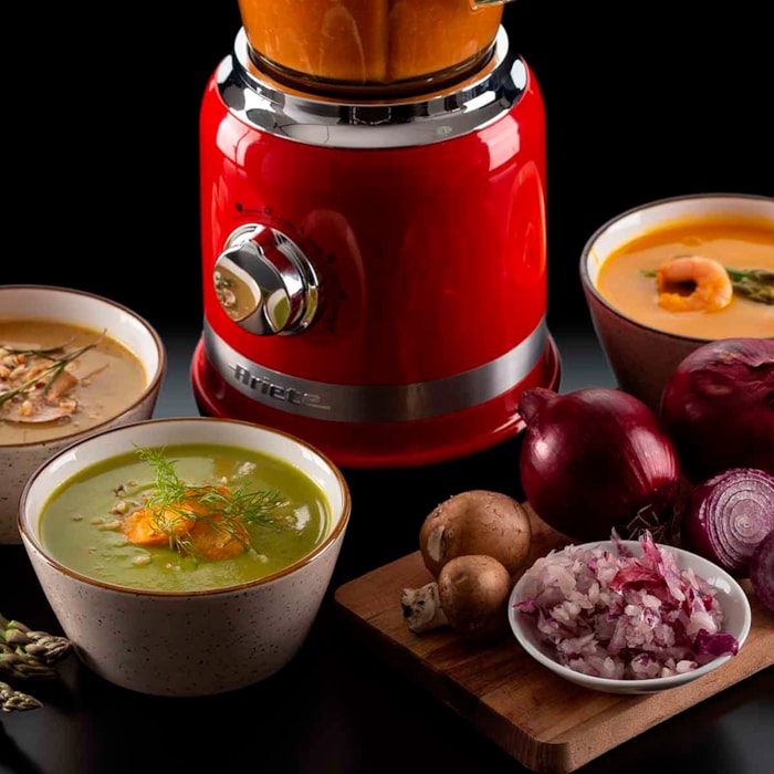 Liquidificador Moderna 1000W 1,5L 4 Lâminas Vermelho Ariete - 220V - Madel Home