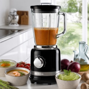 Liquidificador Moderna Preta 1,5L 1000W 4 Velocidades Ariete - 220V