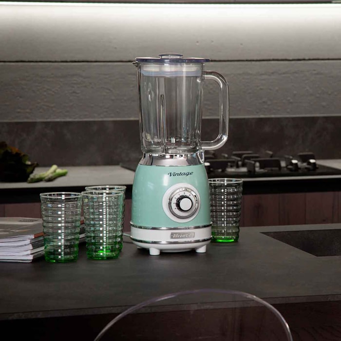 Liquidificador Vintage 1.5L 1000W 4 Lâminas Verde Ariete - 127V - Madel Home