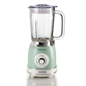 Liquidificador Vintage 1.5L 1000W 4 Lâminas Verde Ariete - 220V