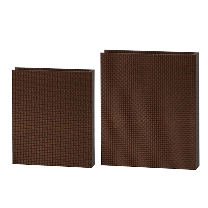 Livro Caixa Decorativa em Mdf com Detalhe em Pu Bronze - 26cm - Madel Home