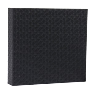 Livro Caixa Decorativa Mdf Textura Palha Preto - 32cm