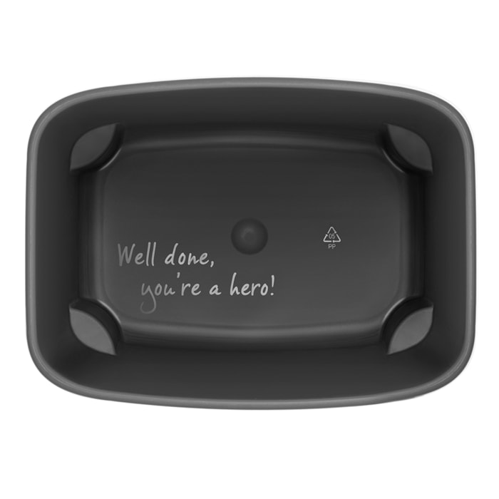 Lixeira de Aço Bo Bin Built-In Preto Brabantia - 7L - Madel Home