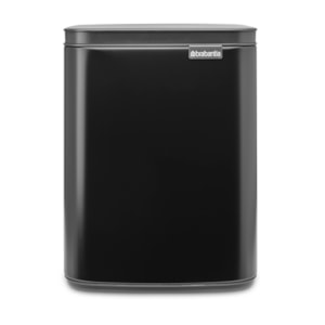 Lixeira de Aço Bo Bin Built-In Preto Brabantia - 7L
