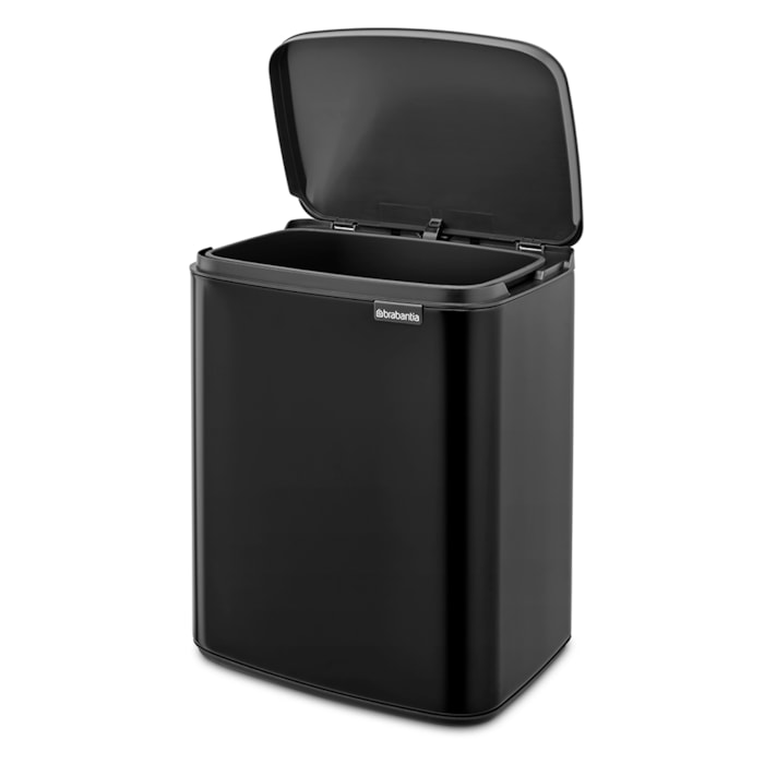 Lixeira de Aço Bo Bin Preto Brabantia - 12L - Madel Home
