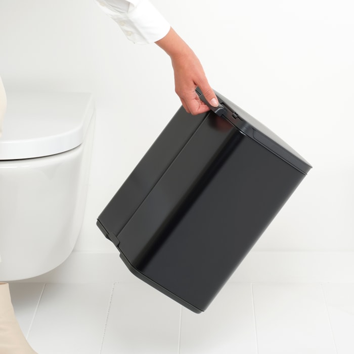 Lixeira de Aço Bo Bin Preto Brabantia - 12L - Madel Home