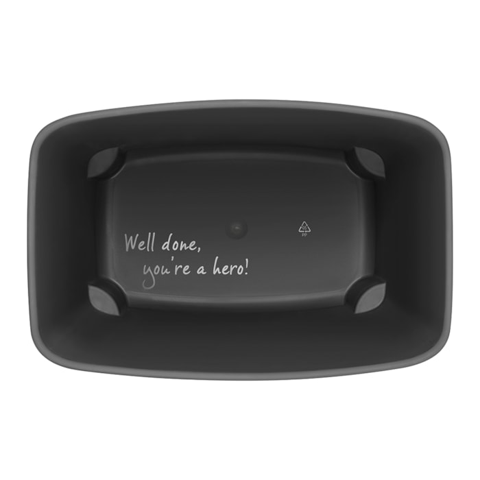 Lixeira de Aço Bo Bin Preto Brabantia - 12L - Madel Home