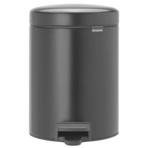 Lixeira de Aço New Icon Preto Brabantia - 5L