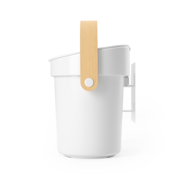 Lixeira de Cozinha Bellwood Abs Branco/Natural Umbra - 4L - Madel Home