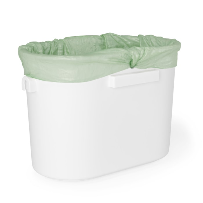Lixeira de Cozinha Bellwood Abs Branco/Natural Umbra - 4L - Madel Home