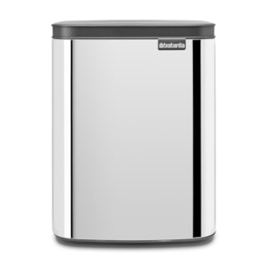 Lixeira de Inox Bo Bin Built Preto Brabantia - 7L