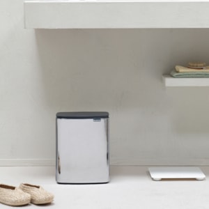 Lixeira de Inox Bo Bin Prata Brabantia - 12L