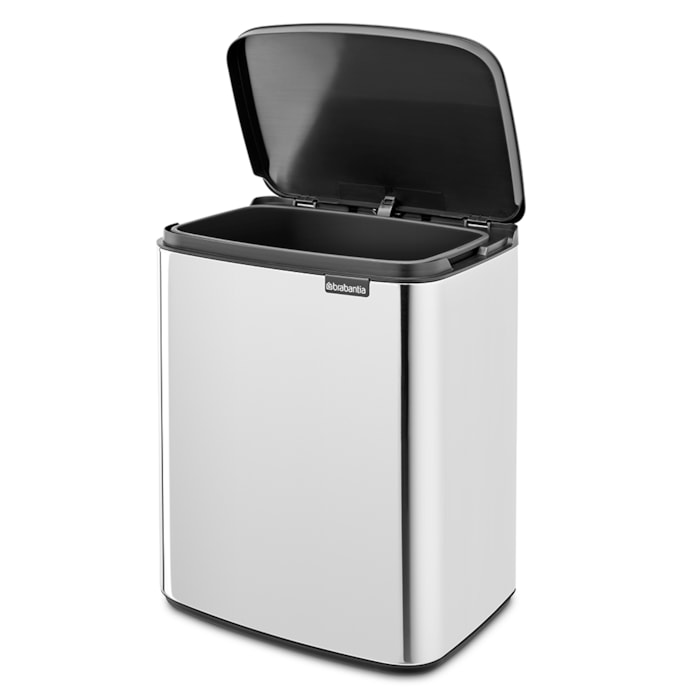 Lixeira de Inox Bo Bin Prata Brabantia - 12L - Madel Home