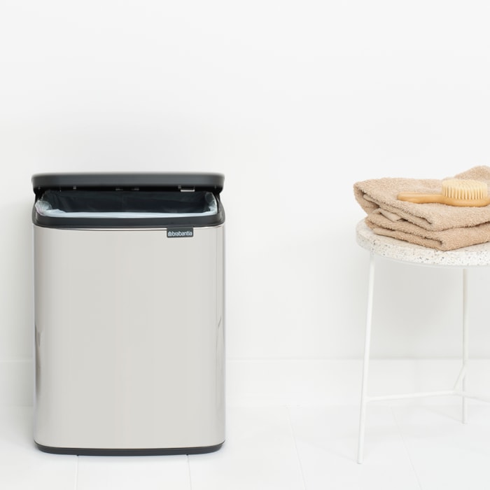 Lixeira de Inox Bo Bin Prata Brabantia - 12L - Madel Home