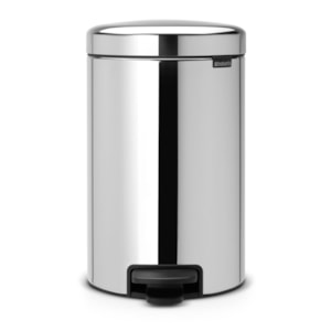 Lixeira de Inox  New Icon Prata Brabantia - 12L