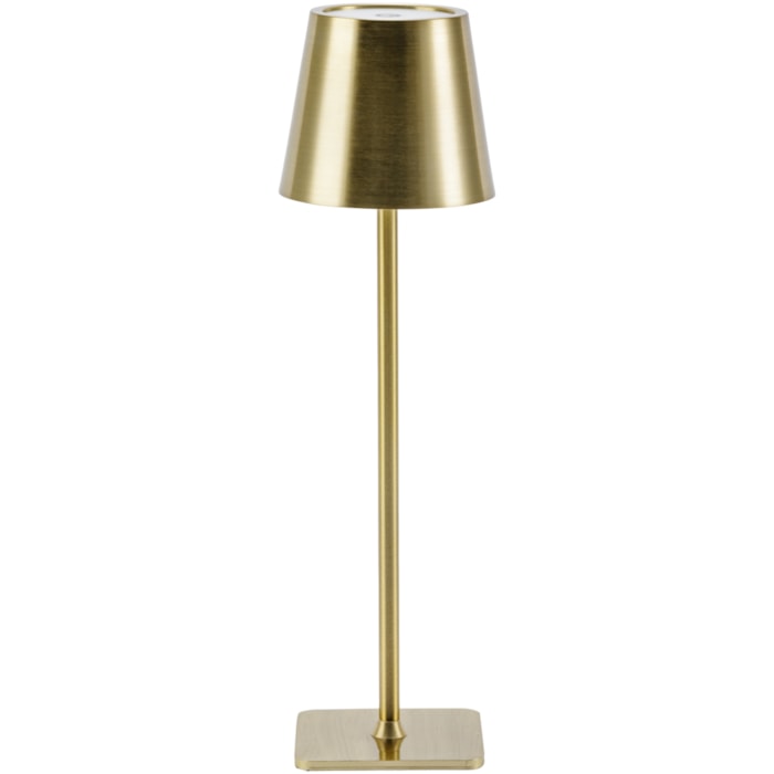 Luminária de Mesa Arbos Metal Dourado LED USB - 38cm - Madel Home