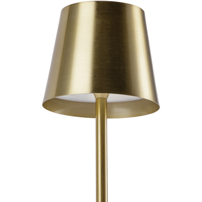 Luminária de Mesa Arbos Metal Dourado LED USB - 38cm - Madel Home