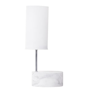 Luminária de Mesa Mármore Unique Off-White - 43,5cm 