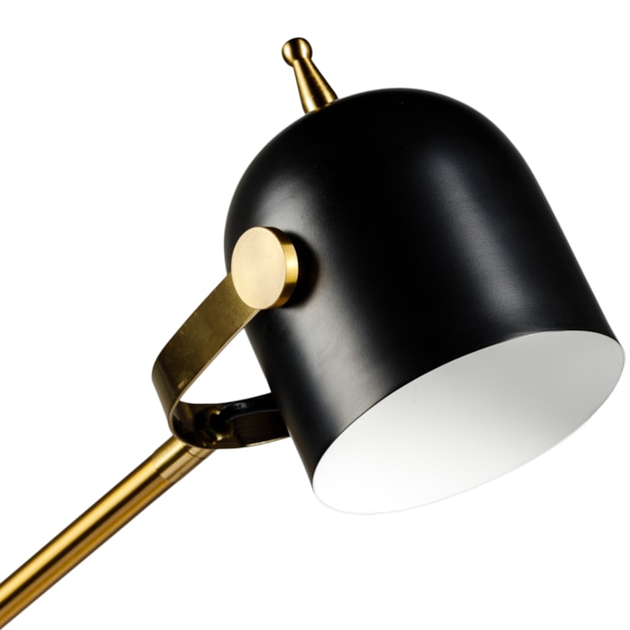 Luminária de Mesa Metal Angra Preto - 43cm - Madel Home