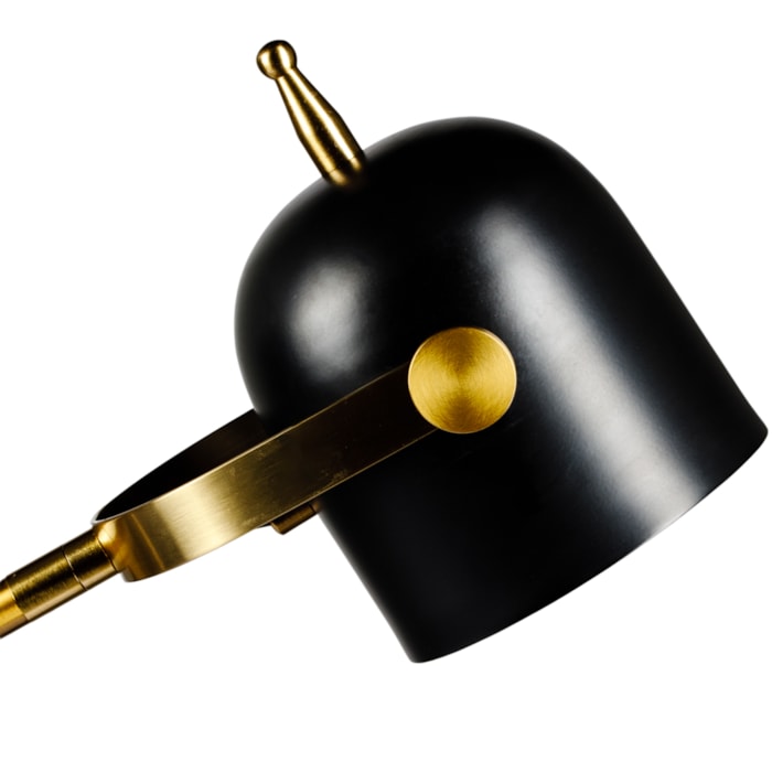 Luminária de Mesa Metal Angra Preto - 43cm - Madel Home
