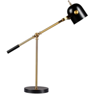Luminária de Mesa Metal Angra Preto - 43cm 