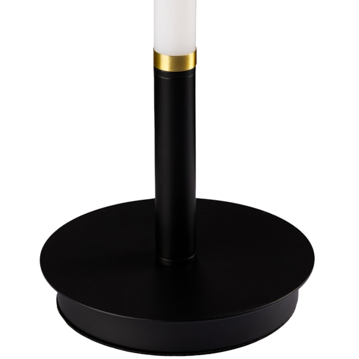 Luminária de Mesa Metal Lunor Preto LED - 55cm - Madel Home