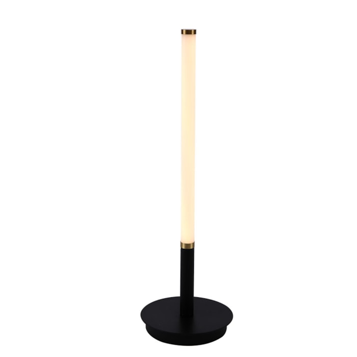 Luminária de Mesa Metal Lunor Preto LED - 55cm - Madel Home