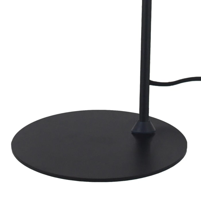 Luminária de Mesa Metal Pipe Preto - 49,5cm - Madel Home