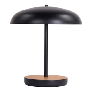 Luminária de Mesa Metal Serak Preto - 38cm 