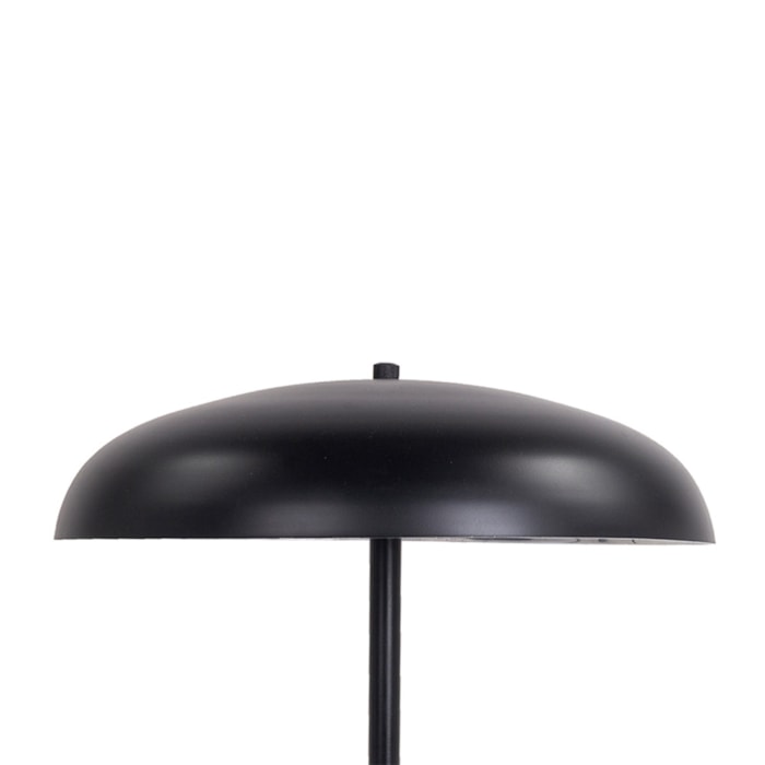 Luminária de Mesa Metal Serak Preto - 38cm - Madel Home