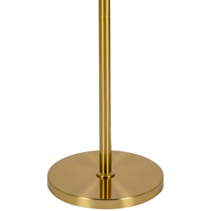 Luminária de Piso Hana Metal/Cristal Bronze - Madel Home
