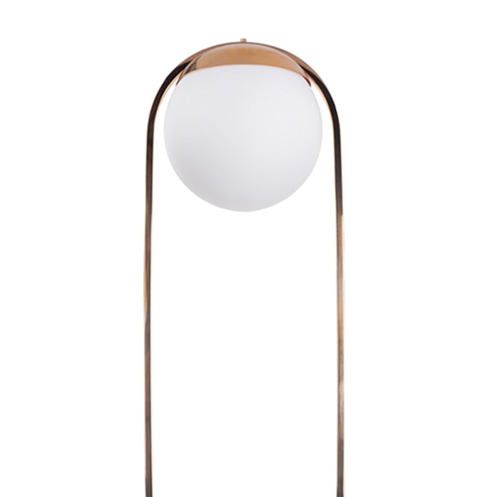 Luminária de Piso Mármore Aurora Off-White G - 1,50m - Madel Home