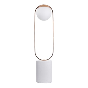 Luminária de Piso Mármore Aurora Off-White G - 1,50m