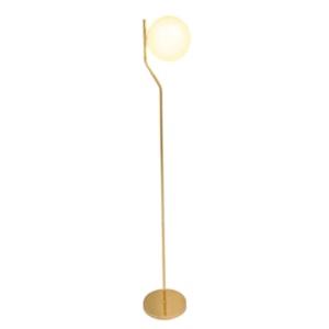 Luminária de Piso Metal Aki Dourado - 5W